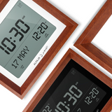 Solid Wood Frame for Alfajr CF-19 Azan Wall Clocks - Reddish Brown