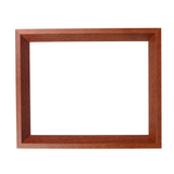 Solid Wood Frame for Alfajr CF-19 Azan Wall Clocks - Reddish Brown