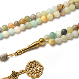 Tasbih Amazonite - 99 Beads (8mm)