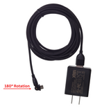 Xtenzi Home Wall 180° Rotating Charger Charger 6V 10F Long for Alfajr Islamic Azan Clocks CJ-07 CW-15 CA-21 CR23