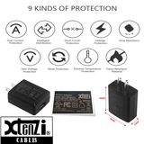 Xtenzi Home Wall Charger USB-C for Alfajr Islamic Azan Clocks CJ-17 CW-15 CA-21 CR-23