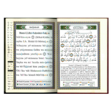 Tajweed Whole Quran With French Translation and Transliteration 7" x 9" [Hard Cover, Assorted Colors]