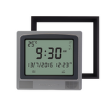 Alfajr CW-15 Azan Clock with Detachable Solid Wood Frame (Black)