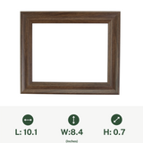 PS Frame for Alfajr CF-19 Azan Wall Clocks - Sepia Brown